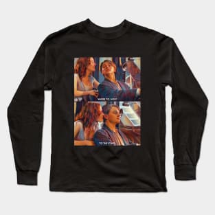 To The Stars | Titanic (1997) Movie Digital Fan Art Long Sleeve T-Shirt